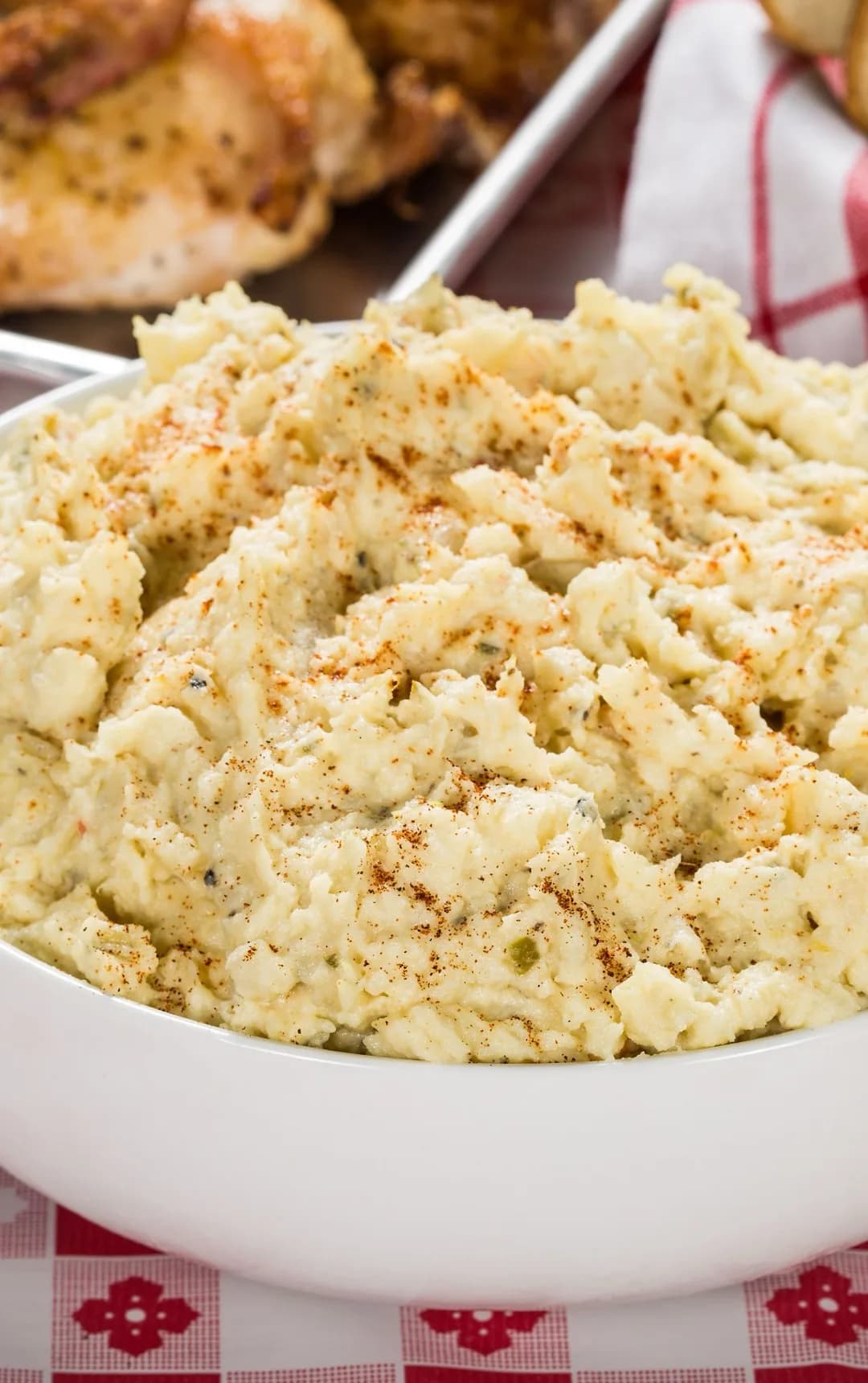 A bowl of potato salad